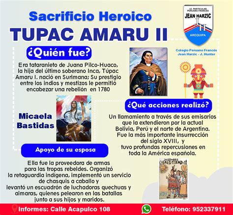 Sacrificio Heroico De T Pac Amaru Ii I E Peruano Franc S Jean Harzic