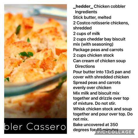 Easy Chicken Cobbler Casserole Tiktok Viral Artofit