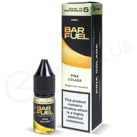 Pina Colada Nic Salt E Liquid By Bar Fuel 4 For 10