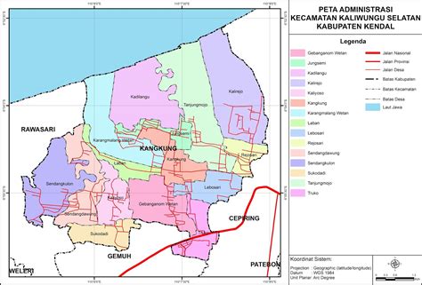 Peta Administrasi Kecamatan Kangkung NeededThing