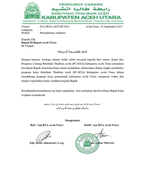 Surat Audiensi Pdf
