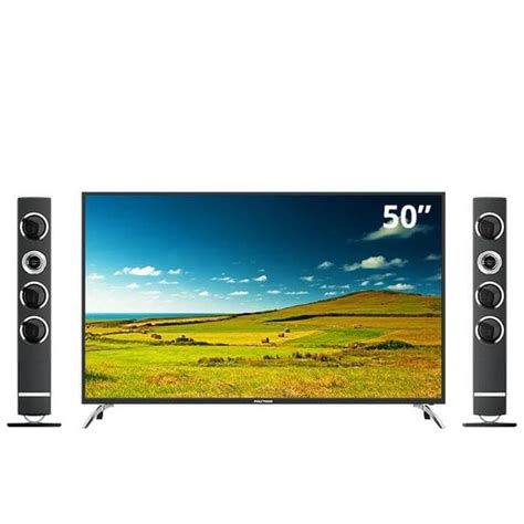 Jual LED TV POLYTRON 50 INCH SPEAKER TOWER 50TS883 PROMO LED TV Di