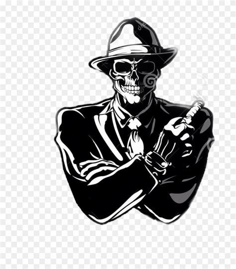 Mafia Skull Free Transparent Png Clipart Images Download