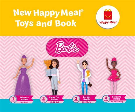 McDonald S SG Brings Back The Best Of S With Hot Wheels Barbie Happy Meal Toys Till Aug