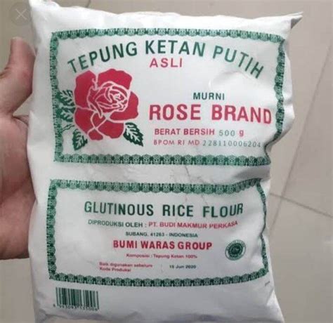 tepung beras ketan rose brand 1/2kg | Lazada Indonesia