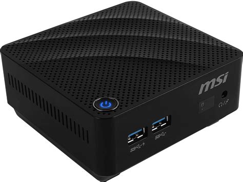 Msi Cubi N Jsl Intel Celeron N Ghz Dual Core Barebone Black