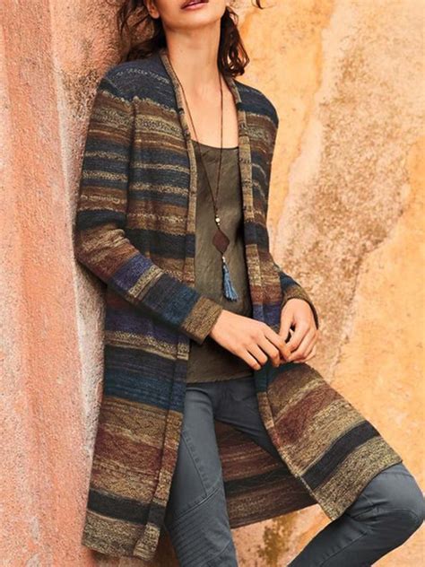 Long Sleeve Casual Knit Coat Noracora