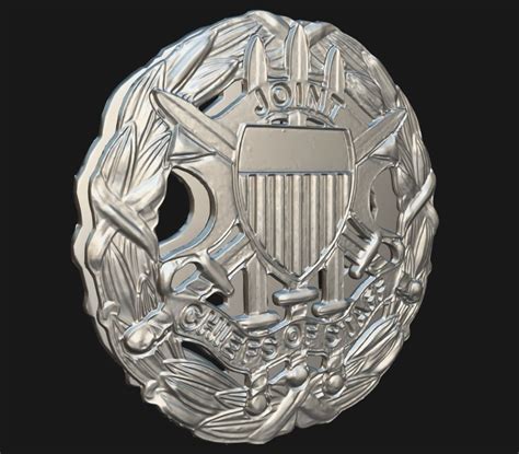 Joint Chiefs Of Staff Identification Badge 3D model 3D printable | CGTrader