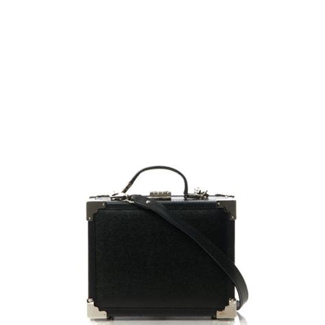 Aspinal Of London Mini Trunk In Black Handbag Clinic