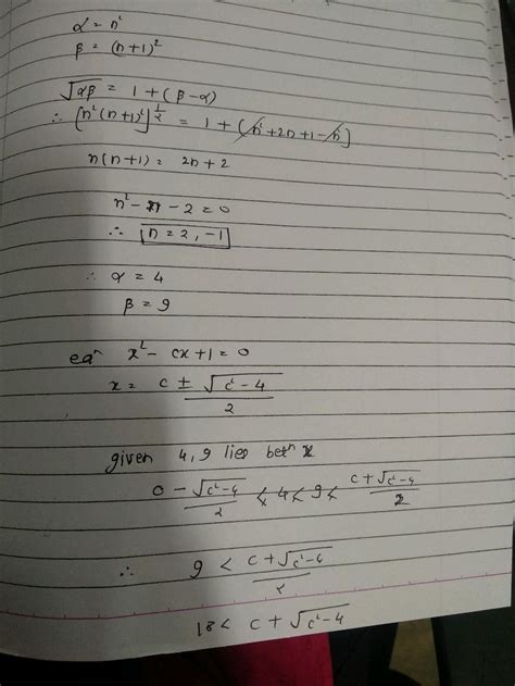 Find The Roots Of The Following Quadratic Equations If They Exist By