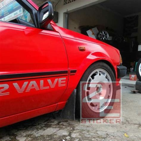 Jual Stiker 12 Valve Si Limited Starlet Kotak Hitam Kab Cirebon