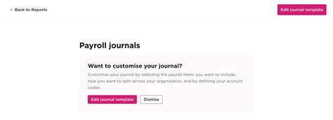 Configure your payroll journal – UK Payroll