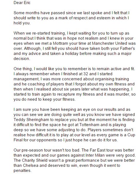 Man Utd Malaysia On Twitter Read This Touching Letter Sir Alex