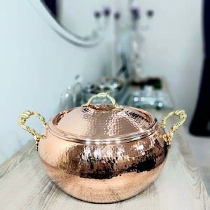 Pure Copper Cookware Set,handmade Copper Cooking Pot Set, High Quality ...