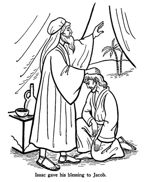 Jacob And Esau Coloring Pages Clip Art Library