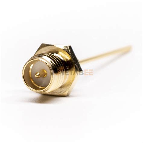 Straight Reverse Polarity Sma Female Bulkhead Connector Metabeeai