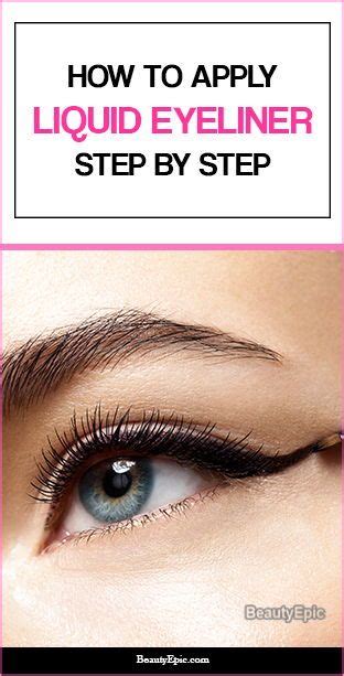 How To Apply Liquid Eyeliner For Beginners Eyeliner For Beginners Liquid Eyeliner How To