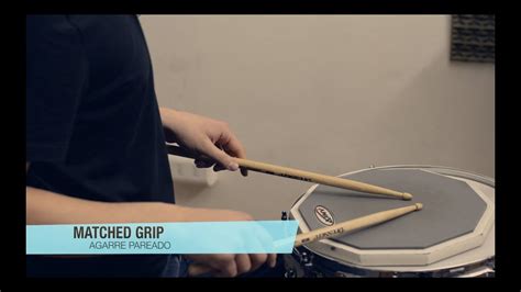 Cómo Tomar Las Baquetas Matched Grip YouTube