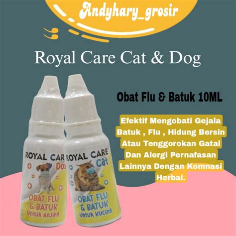 Jual ROYAL CARE Obat Flu Batuk Untuk Anjing Kucing 10ml Shopee