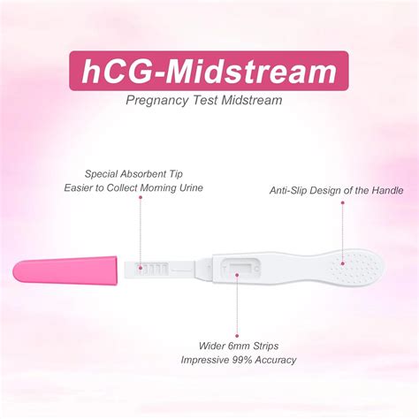 Mommed Pregnancy Test 6 X Individually Sealed Wrapped Hcg Tests Sensitivity Of 25 Miu 25 Ng L 1