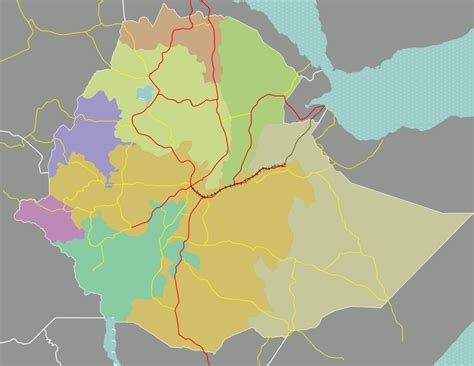 File:Ethiopia regions map.svg - Wikitravel Shared