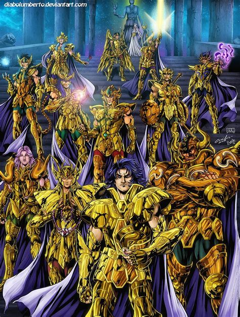 Saint Seiya Gold Saints By Diabolumberto Saint Seiya Saints Hd