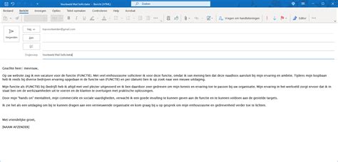 Zakelijke Handtekening Email Voorbeeld