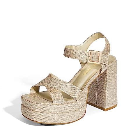 I Tested The Shimmery Perfection Of Gold Glitter Platform Shoes Heres