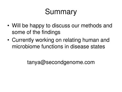 Ppt Metagenomics At Second Genome Powerpoint Presentation Free Download Id2514684