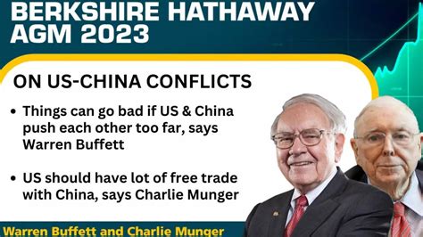 Berkshire Hathaway AGM 2023: Key takeaways form Warren Buffet, Charlie ...