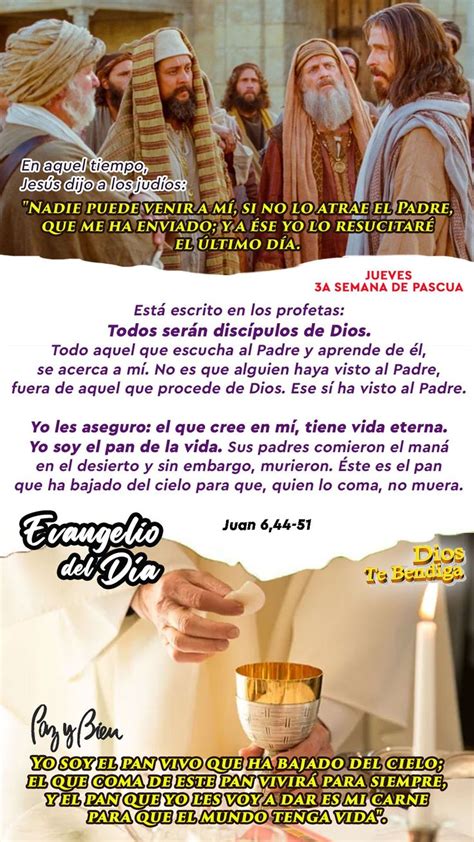 Pazybien Oremosalse Or Evangelio Y Lecturas Deeucarist A Jueves De