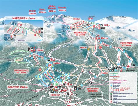 Borovets Ski Trail Map Free Download