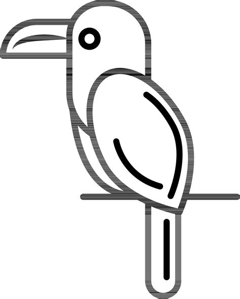 Illustration Of Parrot Icon In Line Art 24360920 Vector Art At Vecteezy