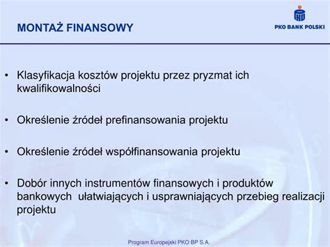 PPT Finansowanie projektów dotowanych z funduszy strukturalnych UE