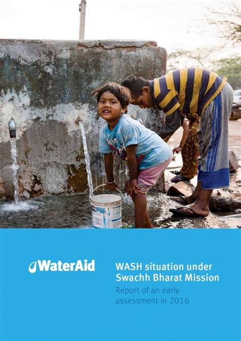 Pdf Wash Situation Under Swachh Bharat Mission Wateraid Wash