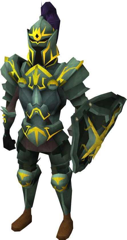 Adamant Gold Trimmed Armour Set Lg The Runescape Wiki