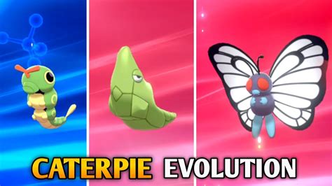 How To Evolve Caterpie Into Metapod And Butterfree In Pokemon Sword