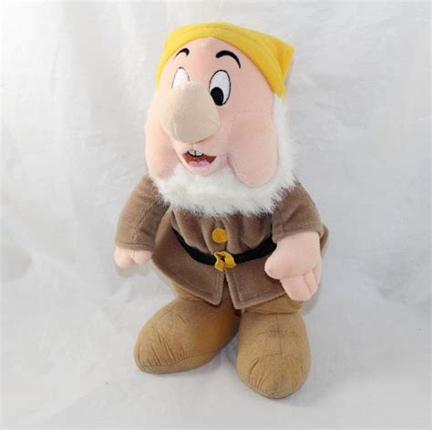 Peluche Nain Atchoum DISNEY STORE Blanche Neige Et Les 7 Nains 30 Cm