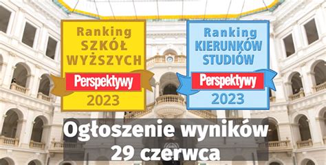 Ranking Szk Wy Szych Perspektywy Ju Czerwca Portal