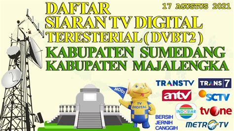 Daftar Siaran Tv Digital Teresterial Dvbt Kabupaten Sumedang