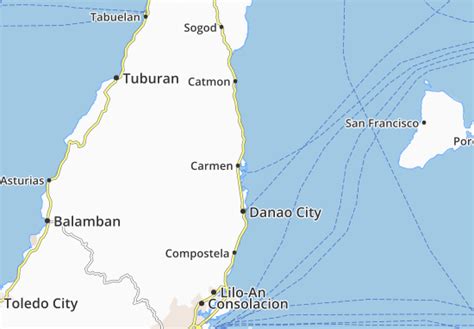 MICHELIN Cogon East map - ViaMichelin