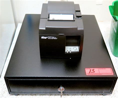 Star TSP100 Future Print Thermal Receipt Printer & Locking Cash Drawer ...