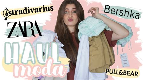 HAUL MODA VERANO 2020 Zara Stradivarius Pull Bear Y Bershka YouTube