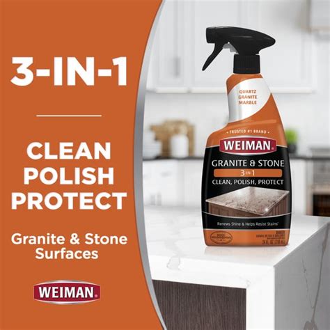 Granite And Stone 3 In 1 Clean Polish And Protect Weiman