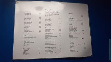 Menu At Don Don S Hot Wings Restaurant Memphis Covington Pike