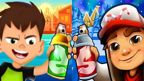 Subway Surfers North Pole Christmas 2021 Spike Vs Ben 10 Subway