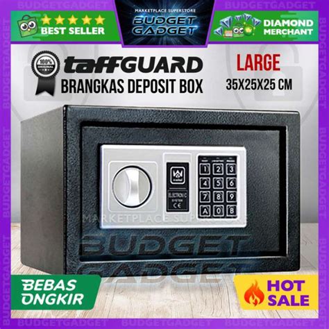 Promo Taffguard Kotak Brankas Hotel Mini Password Safe Deposit Box