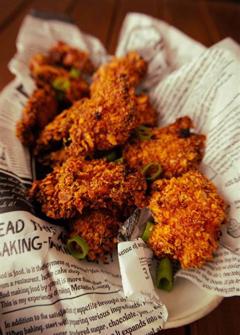 Hähnchen Nuggets Mit Tortilla Chips Panade Inthekitchenwithsinade