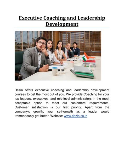 Ppt Executive Coaching And Leadership Development Pdf Powerpoint