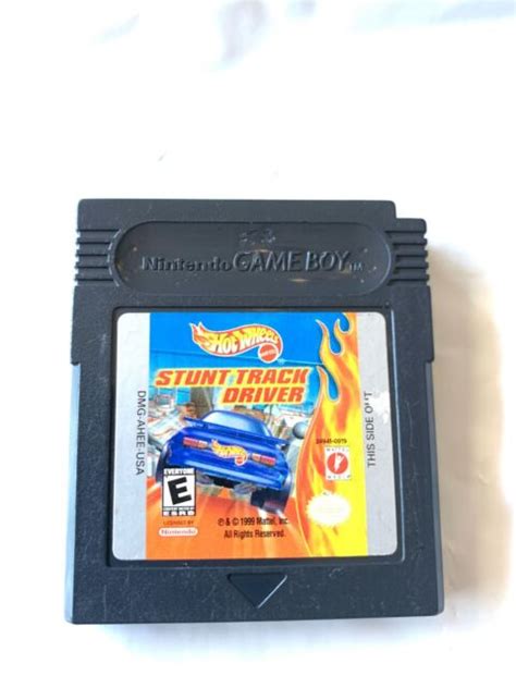 Hot Wheels Stunt Track Driver Nintendo Game Boy Color GB Advance SP EBay